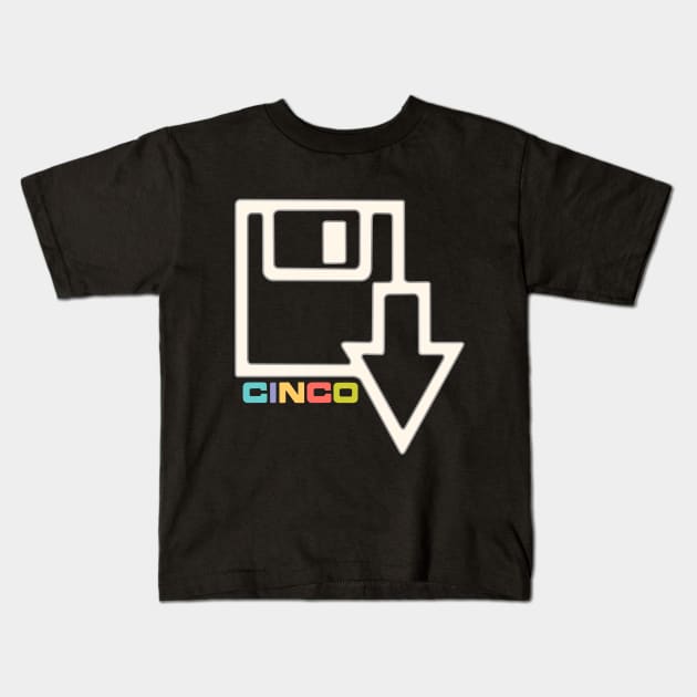 Cinco The MIDI Organizer Icon Kids T-Shirt by gigglelumps